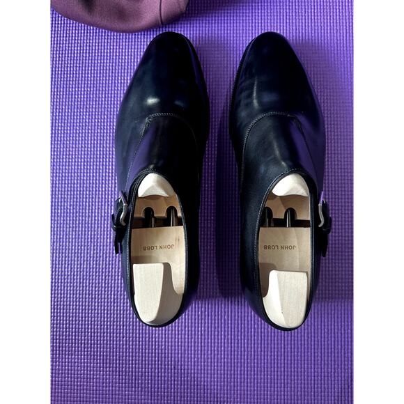 $2340 John Lobb Jermyn II Shoes NEW in Black Size 9 UK, 10 US comes w/ Shoe Tree - Picture 5 of 12